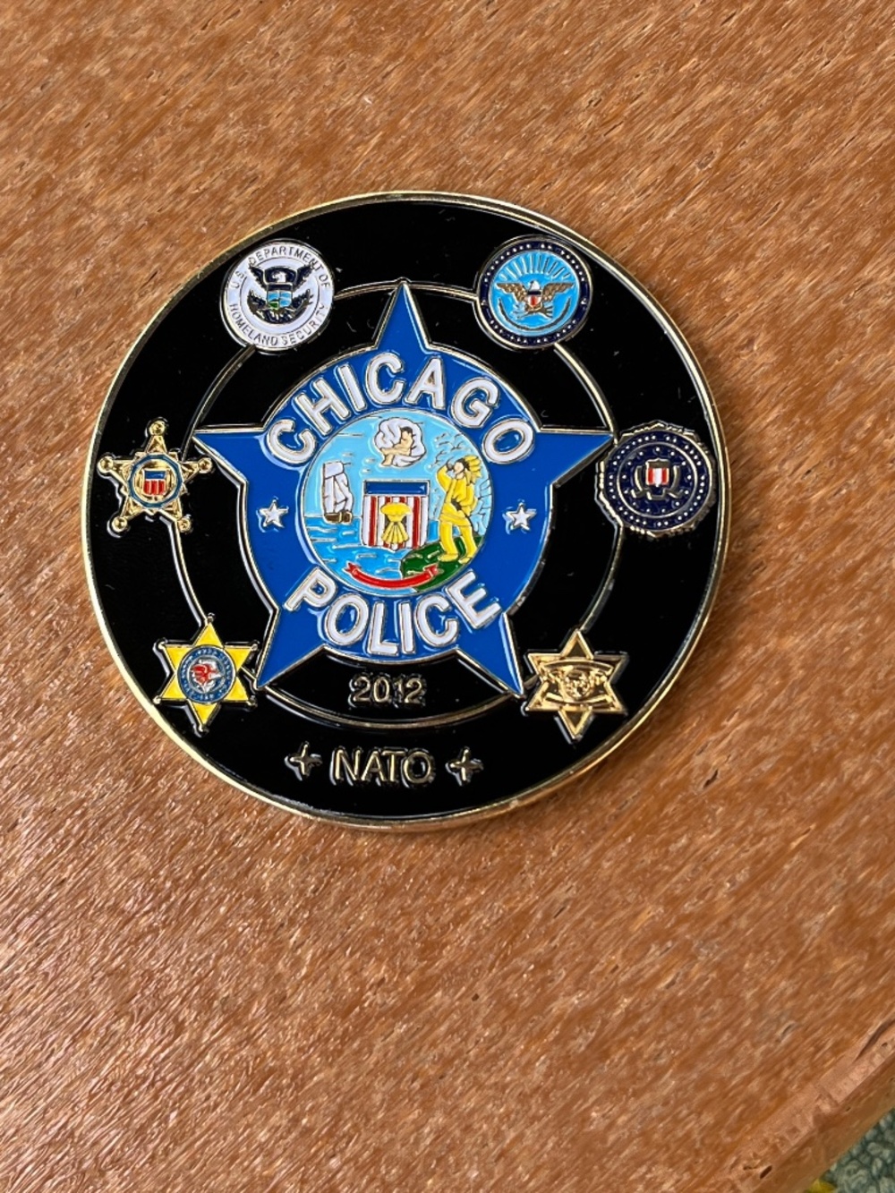 Chicago Police Department 2012 NATO Summit Challenge Coin
